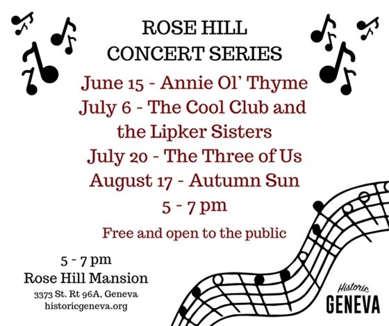 Rose Hill Mansion Concert Series