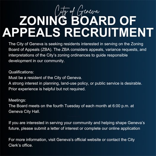 zoning board of appeals