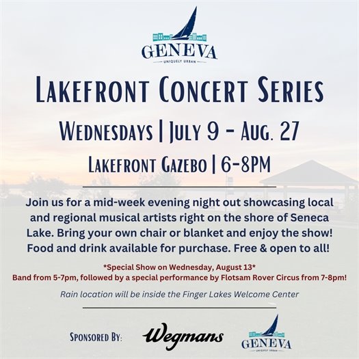 Lakefront concert series