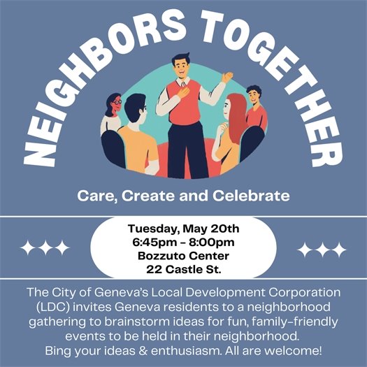 neighbors together event 5/20/2025