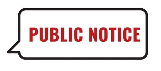 PUBLIC NOTICE