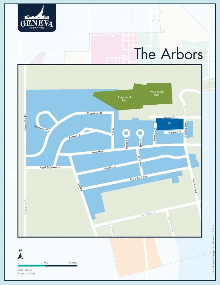The Arbors Neighborhood Map (PDF) Opens in new window