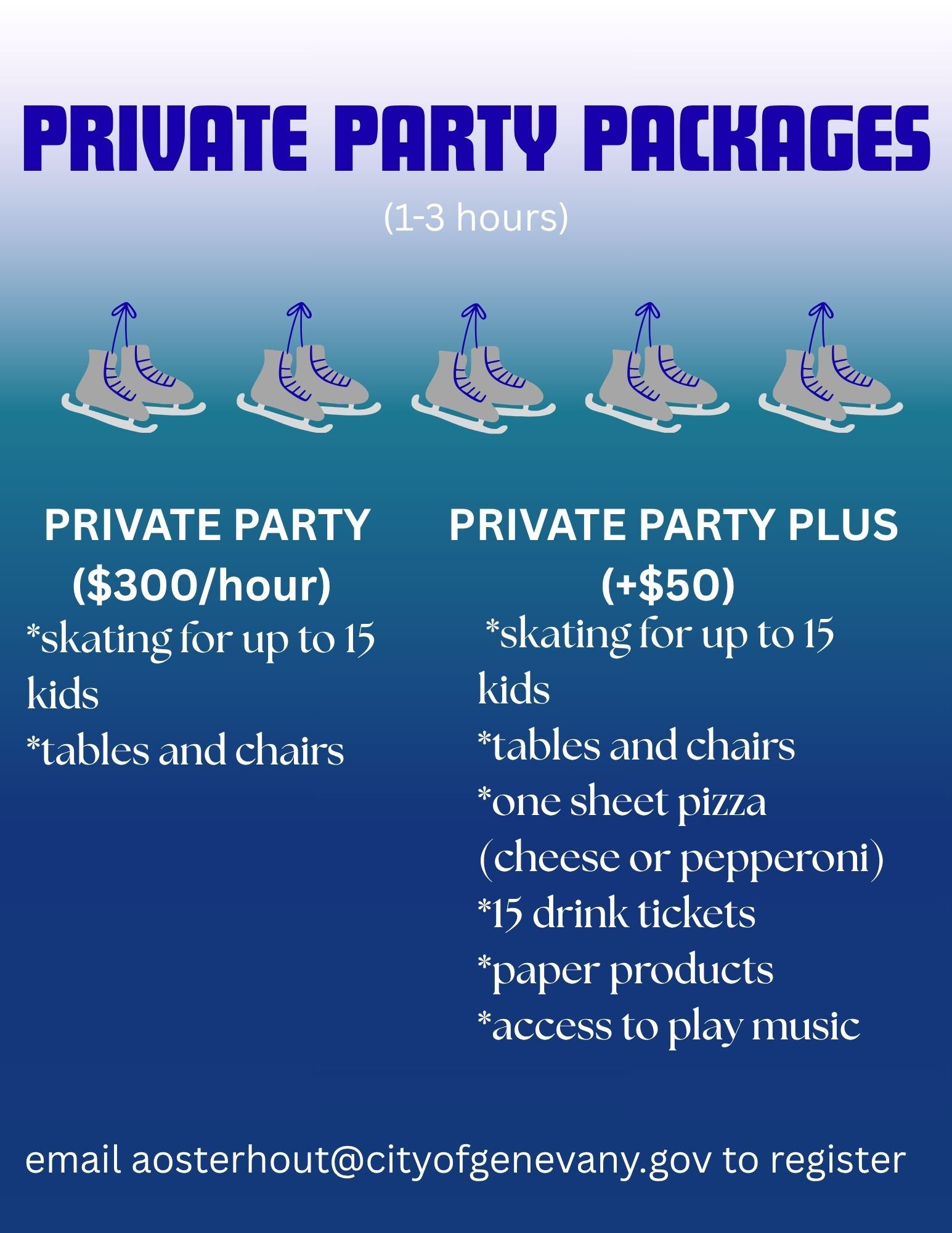 private party flyer